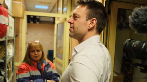 Κοντά στους εργαζόμενους του ΕΚΑΒ ο Κασσελάκης τα μεσάνυχτα του Σαββάτου - &quot;Είναι οι ήρωες της κοινωνίας μας&quot;