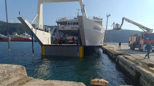Ηγουμενίτσα: Βλάβη στο πλοίο &quot;Λευκίμμη&quot; – Με τη συνδρομή της Πυροσβεστικής η αποβίβαση των 26 επιβατών