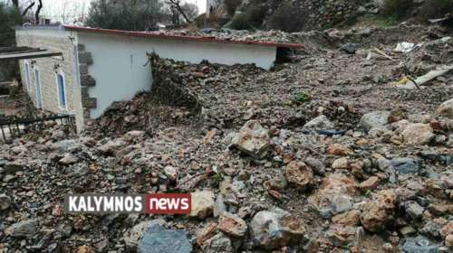 Κάλυμνος: Σε κατάσταση εκτάκτου ανάγκης το νησί - Μεγάλες καταστροφές από την κακοκαιρία [εικόνες]