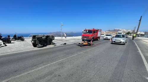 Τραγωδία στη Σαντορίνη: Έστριψε για να φωτογραφήσει την καλντέρα και σκότωσε έναν 34χρονο [εικόνες]