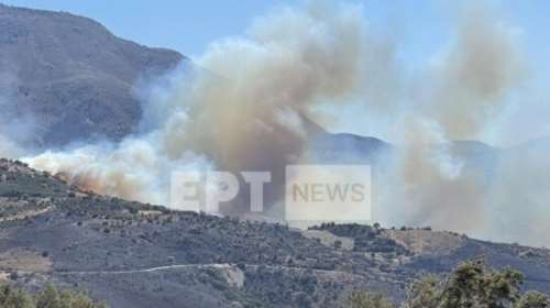 Ρέθυμνο: Φούντωσαν πάλι οι φλόγες στο Αμάρι - Νέα μηνύματα από το 112, εκκενώνονται δύο οικισμοί
