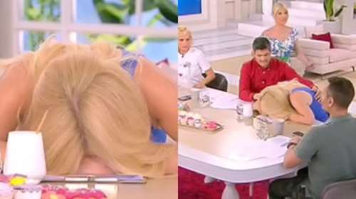 &quot;Πάγωσαν&quot; όλοι στην εκπομπή της Σκορδά: Λιποθύμησε on air η Αφροδίτη Γραμμέλη [βίντεο]