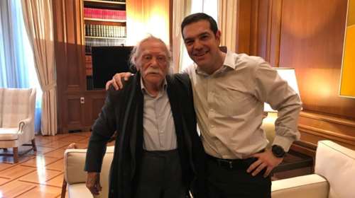 Τσίπρας για Γλέζο: Αποχαιρετώ τον αντάρτη, τον ασυμβίβαστο αγωνιστή, τον σκληροτράχηλο κομμουνιστή