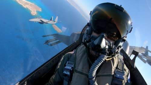 POSEIDON΄S RAGE: Εντυπωσιακές εικόνες από την άσκηση Ελλάδας και ΗΠΑ στον ουρανό του Αιγαίου