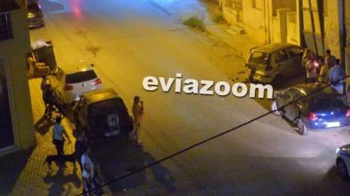 Τροχαίο στη Χαλκίδα: Μεθυσμένος οδηγός έπεσε με το ΙΧ σε σταθμευμένο όχημα και κατέληξε σε μαγαζί [εικόνες - βίντεο]