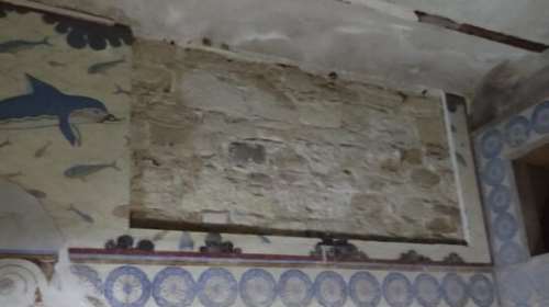 Κνωσός: Κόντρα για την κατάρρευση της τοιχογραφίας με τα δελφίνια - Ερώτηση ΠΑΣΟΚ στη Βουλή, τι λέει το υπουργείο Πολιτισμού