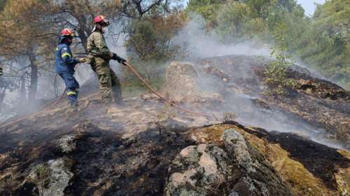 Χανιά: Φωτιά στο Επανωχώρι - Επιχειρούν επίγειες και ενάριες δυνάμεις