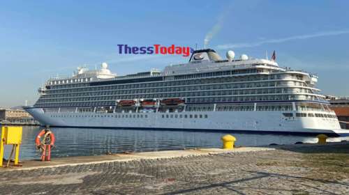 Εφτασε στη Θεσσαλονίκη το πρώτο κρουαζιερόπλοιο για το 2023 – Θερμή υποδοχή από τη φιλαρμονική του δήμου