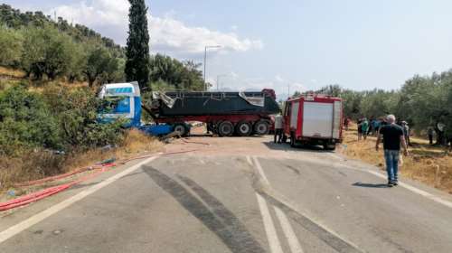 Μεσσηνία: Σε εξαιρετικά κρίσιμη κατάσταση ο 19χρονος μετά το τροχαίο - Εξιτήριο πήρε ο οδηγός της νταλίκας