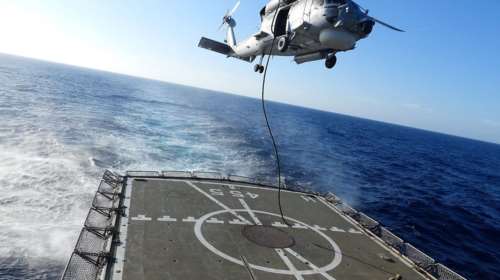 Αεροναυτική άσκηση Ελλάδας, Γαλλίας, Ιταλίας και Κύπρου - Για την προστασία εξέδρας εξόρυξης υδρογονανθράκων [εικόνες]