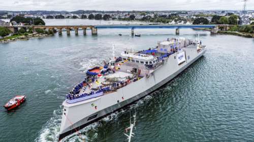 Ο Μητσοτάκης σε φρεγάτα Belharra - Επίσκεψη στα ναυπηγεία της Λοριάν και στη Νορμανδία