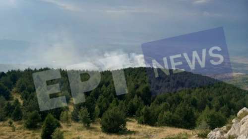 Φωτιά στην Πτολεμαΐδα: Καίγεται πευκοδάσος στο Μεσόβουνο