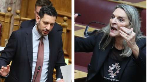 Σεξιστική επίθεση Κυρανάκη σε Πέρκα: "Εδώ είναι Βουλή κυρία μου, δεν είναι η κουζίνα σας" - "Είσαι φασίστας"