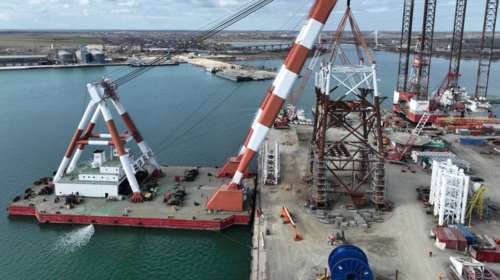 Energean για κοίτασμα Έψιλον: Ολοκληρώνεται η κατασκευή της βάσης στην εξέδρας Λάμδα