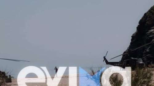 Συναγερμός στο Πεντάγωνο: Αναγκαστική προσγείωση ελικοπτέρου Απάτσι σε παραλία της Καρύστου
