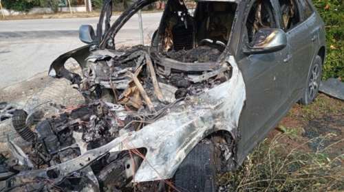 Τροχαίο δυστύχημα στη Δράμα: Νεκρός 44χρονος - Το όχημά του προσέκρουσε σε στύλο φωτισμού και πήρε φωτιά [εικόνες]