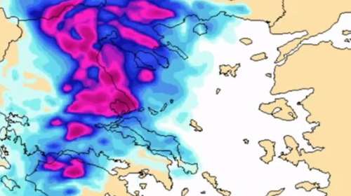 Κακοκαιρία: Σε ποιες περιοχές θα ρίξει πολύ νερό - Ο χάρτης των βροχοπτώσεων από τον Κλέαρχο Μαρουσάκη
