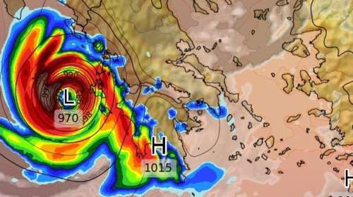 Severe Weather: Ο &quot;Ιανός&quot; μπορεί να μετατραπεί σε κυκλώνα τροπικών διαστάσεων - Αντίστοιχος με τυφώνα Κατηγορίας 1