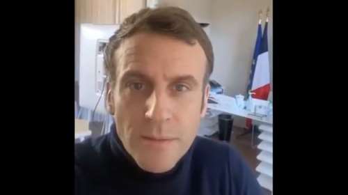 Καθησυχαστική εμφάνιση Μακρόν: Είμαι καλά, έχω κόπωση, πονοκεφάλους και ξηρό βήχα [Βίντεο]