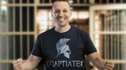 Προκλητική ανάρτηση του κατάδικου Κασιδιάρη: Ευχήθηκε &quot;καλή επιτυχία&quot; στους &quot;Σπαρτιάτες&quot; στη Βουλή