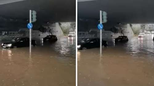 Κακοκαιρία στην Αθήνα: Εγκλωβίστηκαν αυτοκίνητα στο Μαρούσι - Ποιοι δρόμοι είχαν προβλήματα [εικόνες]