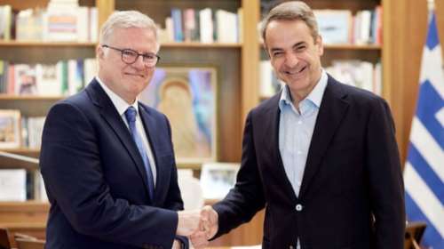 Υποψήφιος ευρωβουλευτής με τη ΝΔ ο Γιώργος Μουρούτης - Συνάντηση με Μητσοτάκη στο Μαξίμου