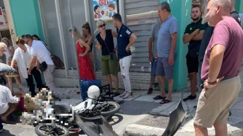 Σοβαρό τροχαίο στην Καλαμάτα: ΙΧ παραβίασε STOP και χτύπησε μηχανή- Ο οδηγός της εκσφενδονίστηκε [εικόνες]