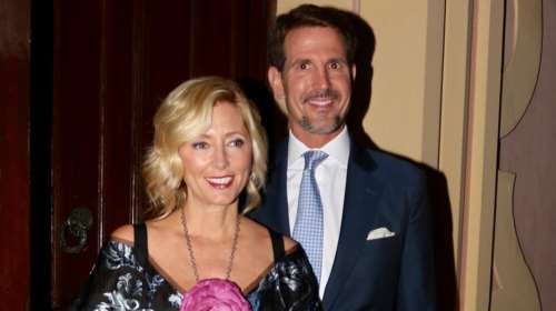 Η black tie εμφάνιση της Μαρί Σαντάλ και του Παύλου στη Νέα Υόρκη: Το δαντελένιο Gucci φόρεμα και το σμόκιν