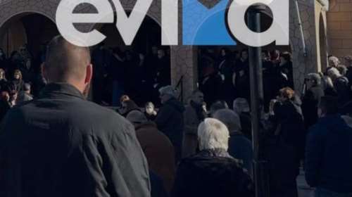 Θρήνος και οργή στην κηδεία του 43χρονου στη Χαλκίδα: Τραγική φιγούρα η σύζυγός του που είδε την άγρια δολοφονία