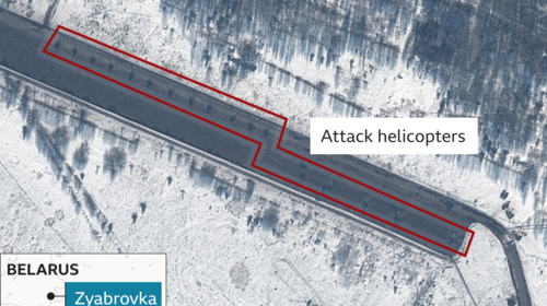 Περικυκλωμένη η Ουκρανία: Αποκαλυπτικές εικόνες από δορυφόρο - Ισχυρές ρωσικές δυνάμεις στα σύνορα [εικόνες]