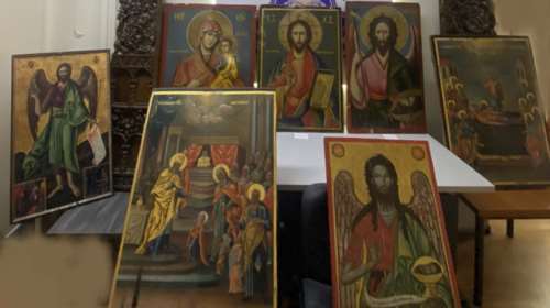 Αττική: Εντοπίστηκαν σε μονή εκκλησιαστικές εικόνες και ξυλόγλυπτα που είχαν κλαπεί από μονές και ναούς της επαρχίας