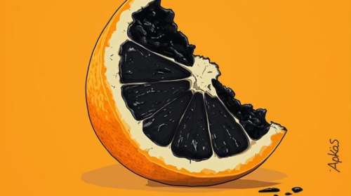 Το μυστήριο σκίτσο του Αρκά με το... σάπιο πορτοκάλι