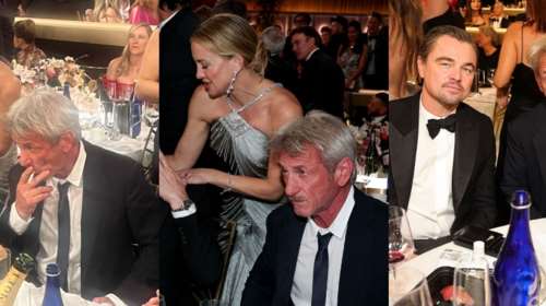 Απίθανος Σον Πεν στις Χρυσές Σφαίρες: Άναψε τσιγάρο, τράβηξε μερικές τζούρες και... το πέταξε μέσα στο ποτήρι