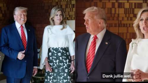 Βασίλισσα εκτός πρωτοκόλλου: Το viral βίντεο με τη Μαξίμα να... μιμείται τον Τραμπ ανοιγοκλείνοντας το στόμα της