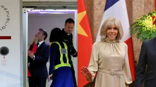 Προσγειώθηκαν με ένα χαστούκι και έφυγαν χεράκι-χεράκι: Το επεισοδιακό ταξίδι του Εμανουέλ και της Μπριζίτ Μακρόν στο Βιετνάμ