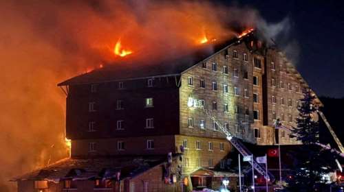 Τραγωδία σε ξενοδοχείο στην Τουρκία με 66 νεκρούς από φωτιά - Σκηνές πανικού, έδεναν σεντόνια στα παράθυρα για να κατέβουν