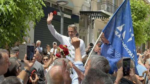 Κυριάκος Μητσοτάκης από Αγρίνιο: Πάμε να βάλουμε το τρίποντο στις ευρωεκλογές μετά τις νίκες του 2023