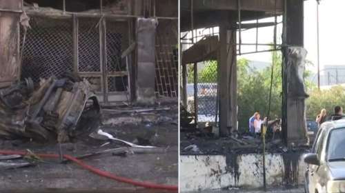 Πώς έγινε το τροχαίο στο Κορωπί: IΧ προσέκρουσε με μεγάλη ταχύτητα σε κατάστημα – Νεκρός ο οδηγός, ξέσπασε φωτιά στο σημείο