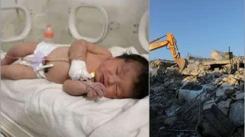 Συρία: Νεογέννητο κοριτσάκι σώθηκε μέσα από τα χαλάσματα αλλά έμεινε ορφανό - Σκοτώθηκαν και οι δυο γονείς της