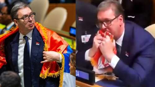 Ημέρα Μνήμης για τη σφαγή της Σρεμπρένιτσα: Οι λυγμοί του Βούτσιτς αγκαλιά με τη σερβική σημαία