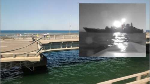 CNN: Νέο βίντεο από την επίθεση με drone στη γέφυρα της Κριμαίας - Η Ουκρανία ανέλαβε την ευθύνη για το χτύπημα