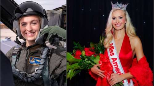 Top Gun και Miss America: Ποια είναι η 22χρονη νέα εστεμμένη της Αμερικής - Η ξανθιά καλλονή που πιλοτάρει μαχητικά