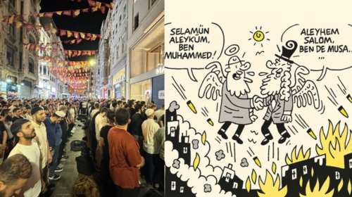 Τέσσερις συλλήψεις δημοσιογράφων στην Τουρκία για σκίτσα του Μωάμεθ: Διαδήλωση έξω από τα γραφεία του περιοδικού