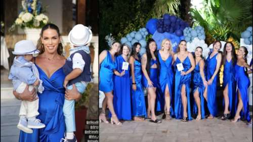 Η navy βάφτιση του γιου της Κατερίνας Στικούδη: Η διακόσμηση, το μικρό ναυτάκι και η μαμά και οι φίλες με το ίδιο φόρεμα