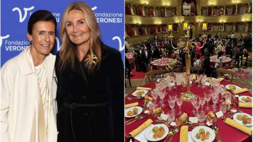 Μαρέβα Γκραμπόφσκι Μητσοτάκη: Με σταυρωτό βελούδινο blazer σε φιλανθρωπικό gala στη Λίμνη Κόμο