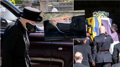 &quot;Λύγισε&quot; η ατσάλινη βασίλισσα Ελισάβετ: Τα δάκρυα στο αυτοκίνητο αντικρίζοντας το φέρετρο του Φίλιππου