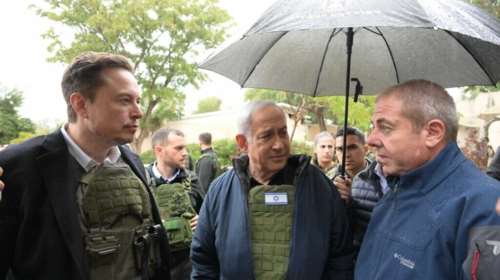 Ο Ίλον Μασκ στο μαρτυρικό κιμπούτς Κφαρ Άζα: Για να δει από κοντά τον τόπο που έγιναν οι θηριωδίες της Χαμάς