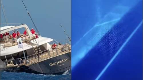 Bayesian: Οι πρώτες εικόνες από το βυθισμένο σούπερ γιοτ - Βρίσκεται σε βάθος 49 μέτρων