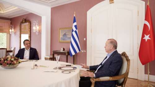 Ερντογάν σε Μητσοτάκη:  Μπορεί να υπάρξει πρόοδος στα ζητήματα του Αιγαίου