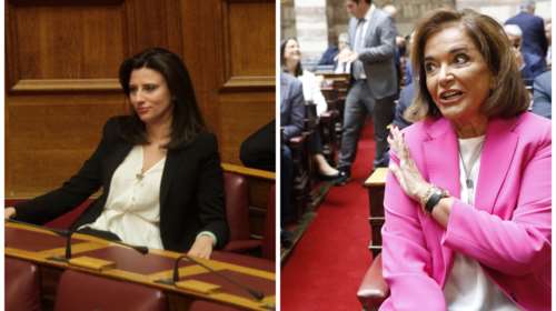 Κόντρα Μπακογιάννη - Κασιμάτη στη Βουλή για τη συμφωνία τριών σημείων με την Τουρκία για το μεταναστευτικό